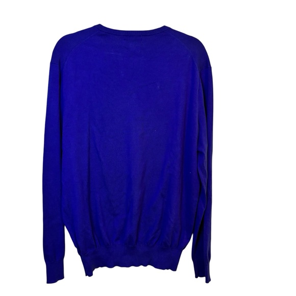 Polo Ralph Lauren Pima Cotton Men’s V-Neck Sweater Size‎ Large - Picture 4 of 6